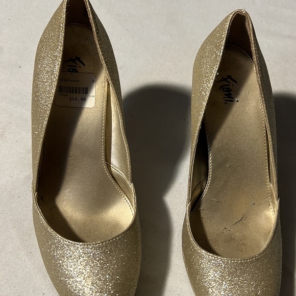 Fiona Gold Sparkly Heels - Picture 4 of 4